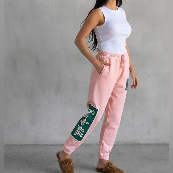 NWT Care Casual Beverly Hills Classic Cotton Sweatpants in White. Size XS/S. - Picture 8 of 13